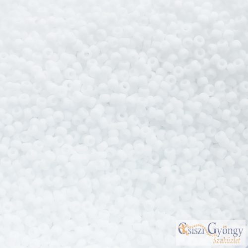 0402F - Opaque Matte White - 10 g - 11/0 Miyuki Seedbeads