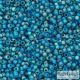 Transparent Rainbow Frosted Teal - 5 g - Toho Seed Beads 15/0 (167BDF)