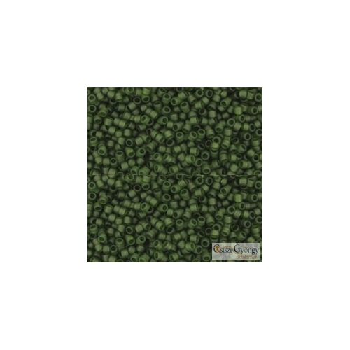 0940F - Transparent Frosted Olivine - 5 g - 15/0 Toho japán kásagyöngy