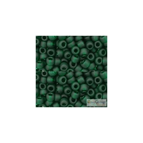 0939F - Transparent Frosted Green Emerald - 10 g - 6/0 Toho kásagyöngy