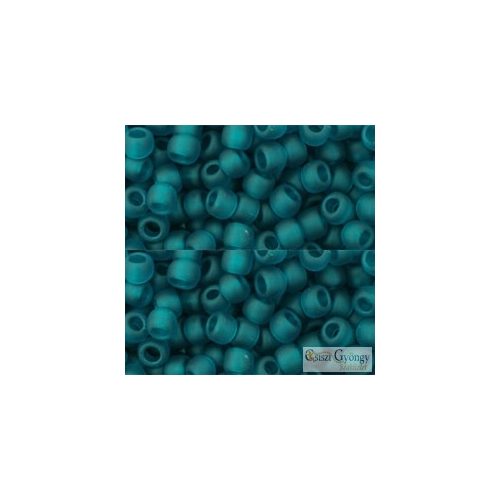 Transparent Frosted Teal - 10 g - 6/0 Toho Rocailles (7BDF)
