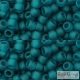 Transparent Frosted Teal - 10 g - 6/0 Toho Rocailles (7BDF)