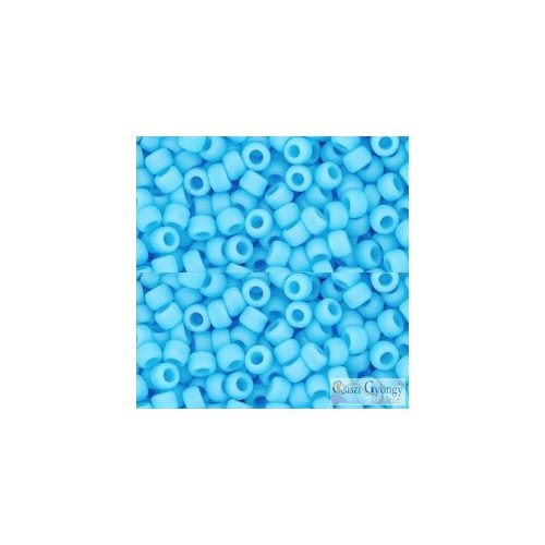 43F - Op. Frost. Blue Turquoise - 10 g - 8/0 Toho japán kásagyöngy