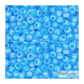   0163F - Transp. Rainbow Frost. Dark Aqua - 10 g - 8/0 Toho japán kásagyöngy