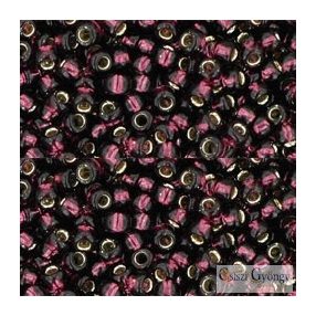   0026C - Silver Lined Amethyst - 10 g - 8/0 Toho japán kásagyöngy