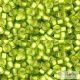 Silver Lined Frosted Lime Green - 10 g - 8/0 Toho Rocailles (24F)