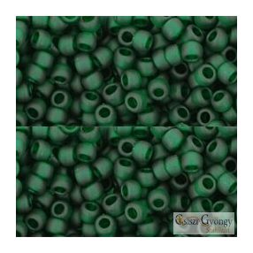   0939F - Transparent Frosted Green Emerald - 10 g - 8/0 Toho japán kásagyöngy