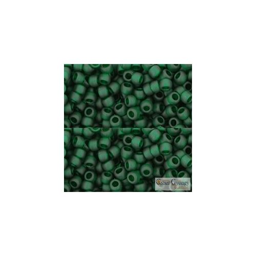 939F - Transparent Frosted Green Emerald - 10 g - 8/0 Toho japán kásagyöngy