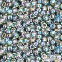 0176 - Transparent Rainbow Black Diamond - 10 g - 8/0 Toho