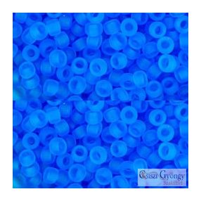   0003CF - Transp. Frosted Dk. Aquamarine - 10 g - 8/0 Toho kásagyöngy