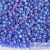 0087F - Tr. Rainb. Fr. Dk. Sapphire - 10 g - 8/0 Toho kásagyöngy