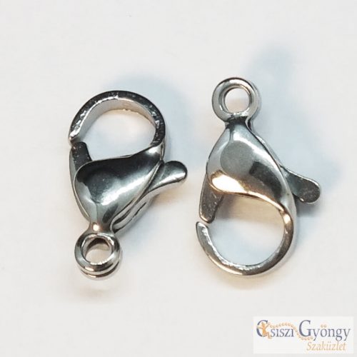 Stainless Steel Lobster Clasp - 1 pcs. - 12 mm