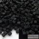 0401F - Matte Black - 10 g - 4 mm Miyuki Square Beads
