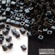 0401 - Opaque Black - 10 g - 4 mm Miyuki Square