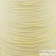 Yellow - 1 meter - waxed coton cords, size: 1 mm
