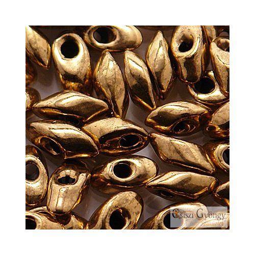 Bronze - 10 g - Miyuki Long Magatama gyöngy, mérete: 4x7 mm (457)