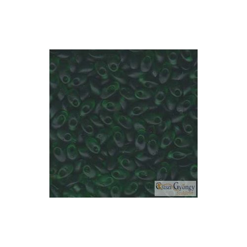 Matte Emerald - 10 g - Long Magatama 4x7mm