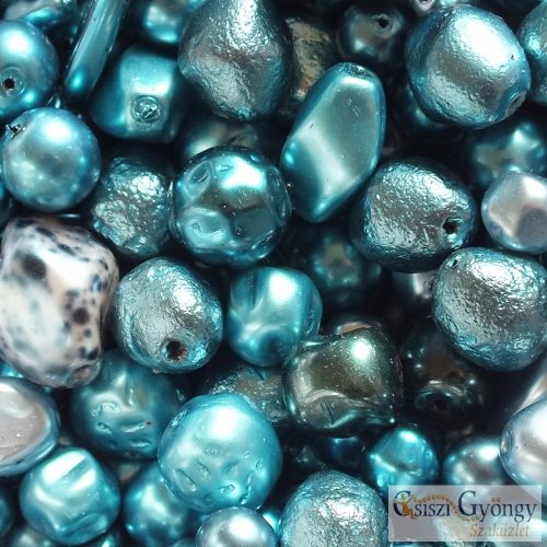 Turquoise - 20 g - cseh, üveg tekla gyöngymix