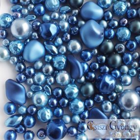 Tekla gyöngy mix, kék - 20 g