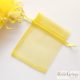 Yellow Organza Bag, 9x8 cm - 1 pcs.