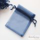 Navy Organza Bag, 9x8 cm - 1 Stk.