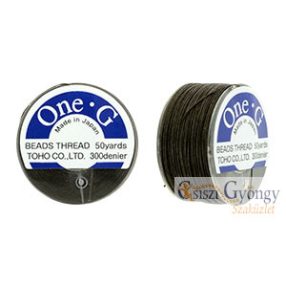 Toho One-G Sötét barna gyöngyfűző cérna