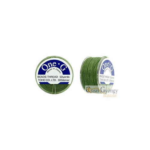 Toho One-G Green beading thread