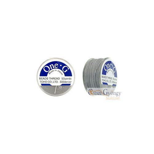 Toho One-G Lt .Gray beading thread 50 yard