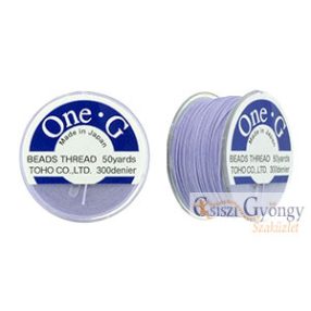 Toho One-G világos lila gyöngyfűző cérna