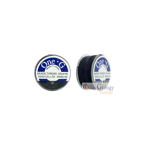 Toho One-G Navy beading thread, 50 yard