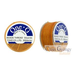 Toho One-G Narancs gyöngyfűző cérna