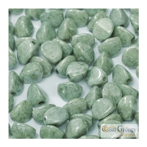 Luster Moss Green - 5 g - Pinch beads, size: 3x5 mm (14459)