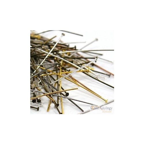 Headpins Color MIX - 30 pc. - size: about 5 cm long, 0.7mm thick (Nickel Free)