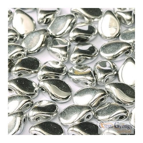 Silver - 1 pcs. - Pip Beads 5x7mm