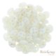 Alabaster - 20 pc. - Quadra Lentil beads 6 mm (02010)
