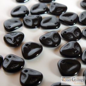 Jet - 1 db - Rózsaszirom gyöngy 8x7 mm