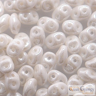 Luster White  - 5 g - SuperDuo 2,5x5 mm (LO3000)