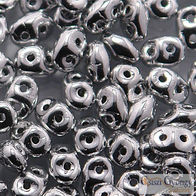 Silver- 5 g - Superduo 2,5x5 mm (27000CR)