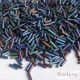 0401FR - Matte Multi Iris - 10 g - 6 mm Miyuki Bugle Beads