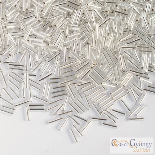 0001 - Silver Lined Crystal - 10 g - 6 mm Miyuki szalmagyöngy