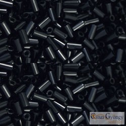 0049 - Szalmagyöngy 3 mm - 10 g - Opaque Jet
