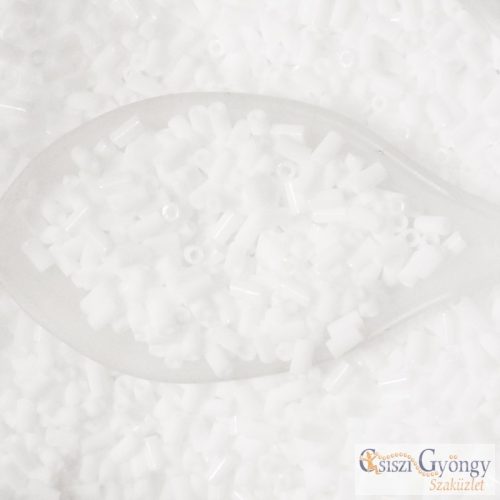 0041 - Szalmagyöngy 3 mm - 10 g - Opaque White