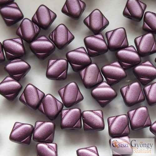 Pastel Bordeux - 20 Stück - Silky Beads 6 mm