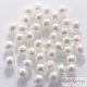 Snow White - 50 pc. - 3 mm Czech Glass Pearl (70400)