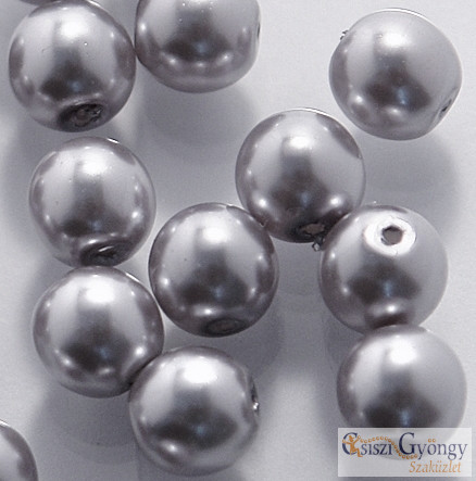 Grey - 50 pcs. - 3 mm Glass Pearls (70488)