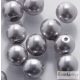 Grey - 50 pcs. - 3 mm Glass Pearls (70488)