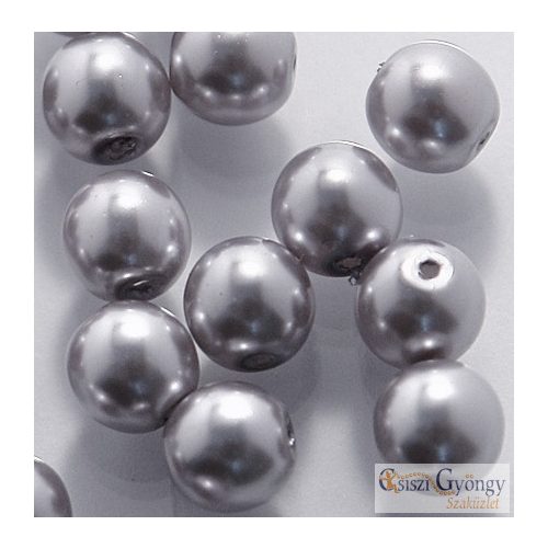 Grey - 50 pcs. - 3 mm Glass Pearls (70488)