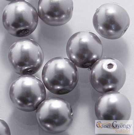 Grey - 40 pcs - Czech Glass Pearl 4 mm (70488)