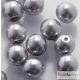 Grey - 20 pc. - Czech Glass Pearls 6 mm