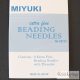 Miyuki Beading Needle Set - 1 card (6 Needles  + Threader)